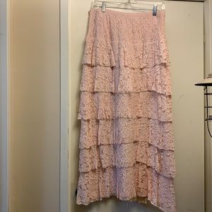 Zadie B’s 2x Lace Ruffle Skirt